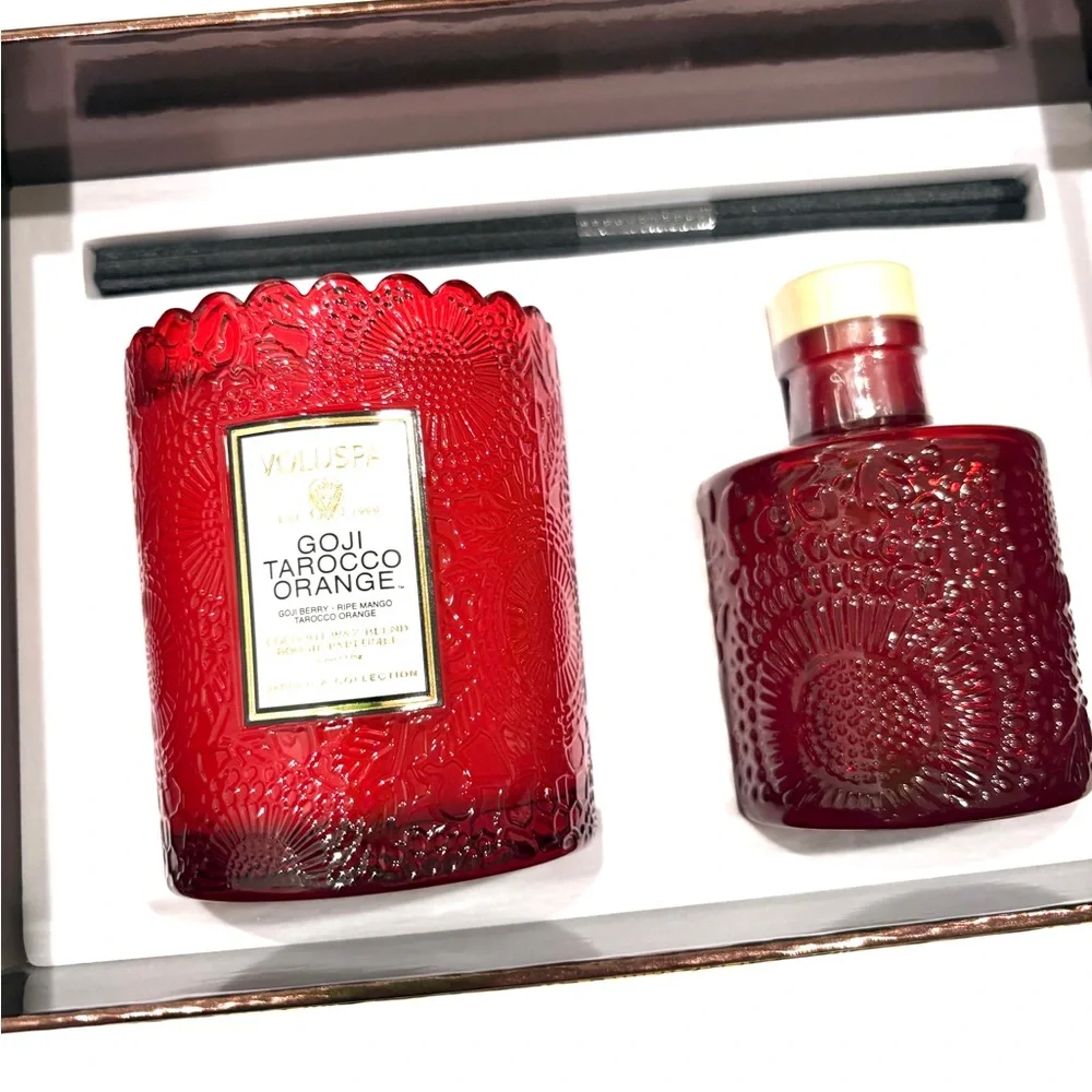 Voluspa Goji Torocco Orange Candle and Diffuser Set 100 ml NEW